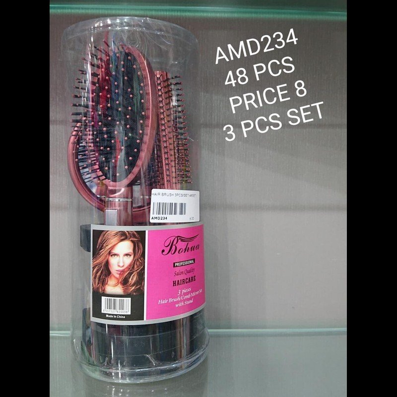 Hair Brush 3 PCS/Set(48 SET) wholesale Dubai