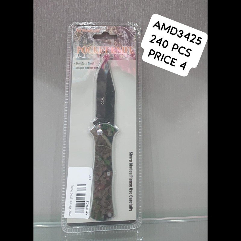 W60 Knife (240 PCS) wholesale Dubai