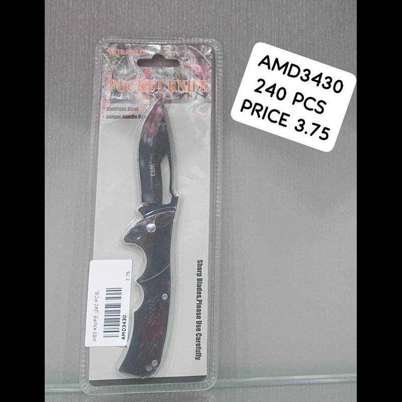 W63 Knife (240 PCS) wholesale Dubai