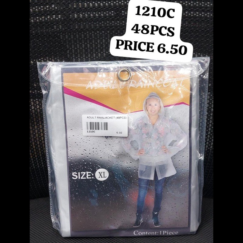 Adult Rainjacket (48 PCS) wholesale Dubai