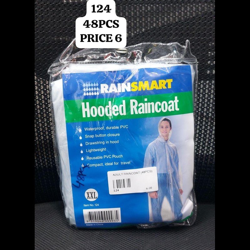 Adult Raincoat (48 PCS) wholesale Dubai
