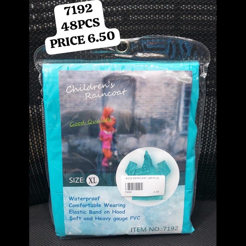 Kids Raincoat (48 PCS) wholesale Dubai