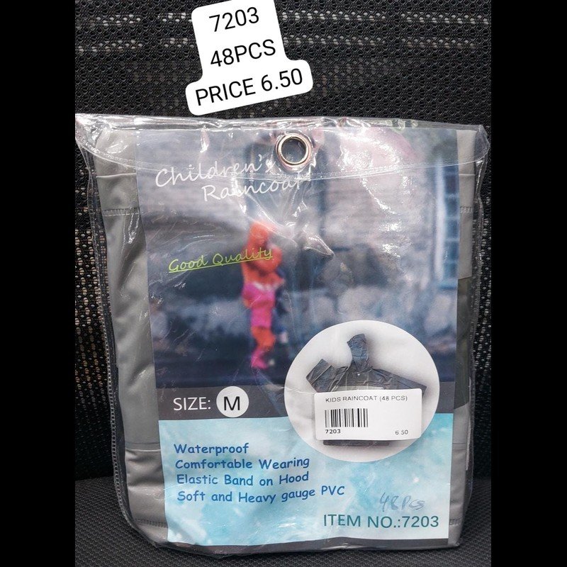 Kids Raincoat (48 PCS) wholesale Dubai