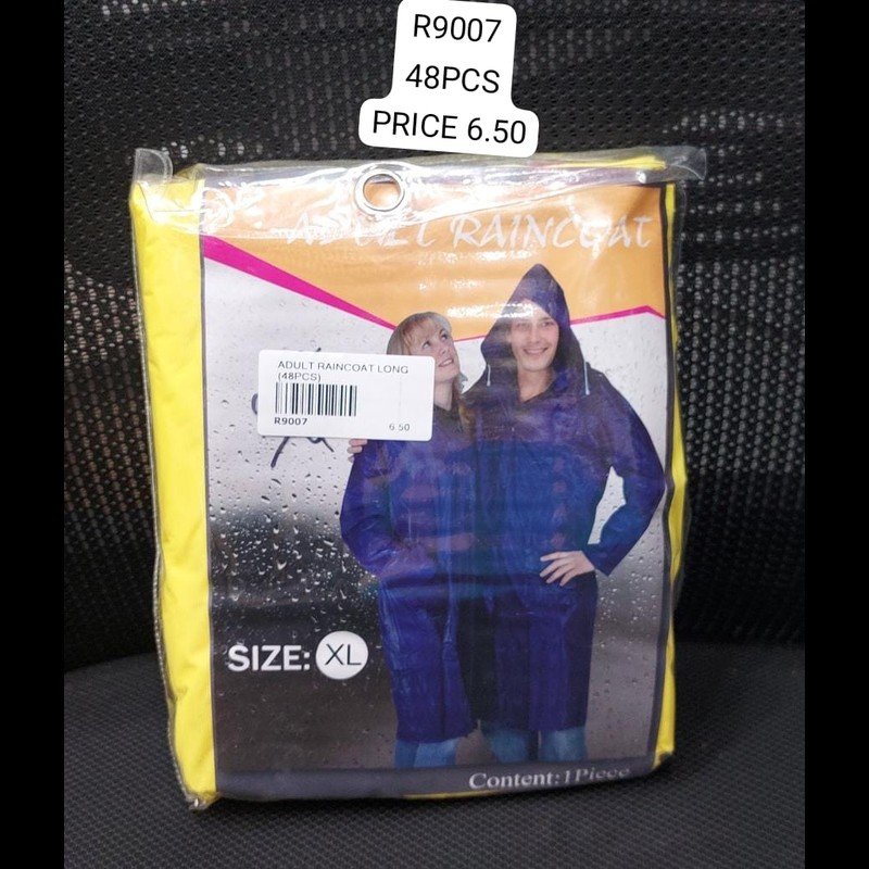 Adult Raincoat Long (48 PCS) wholesale Dubai