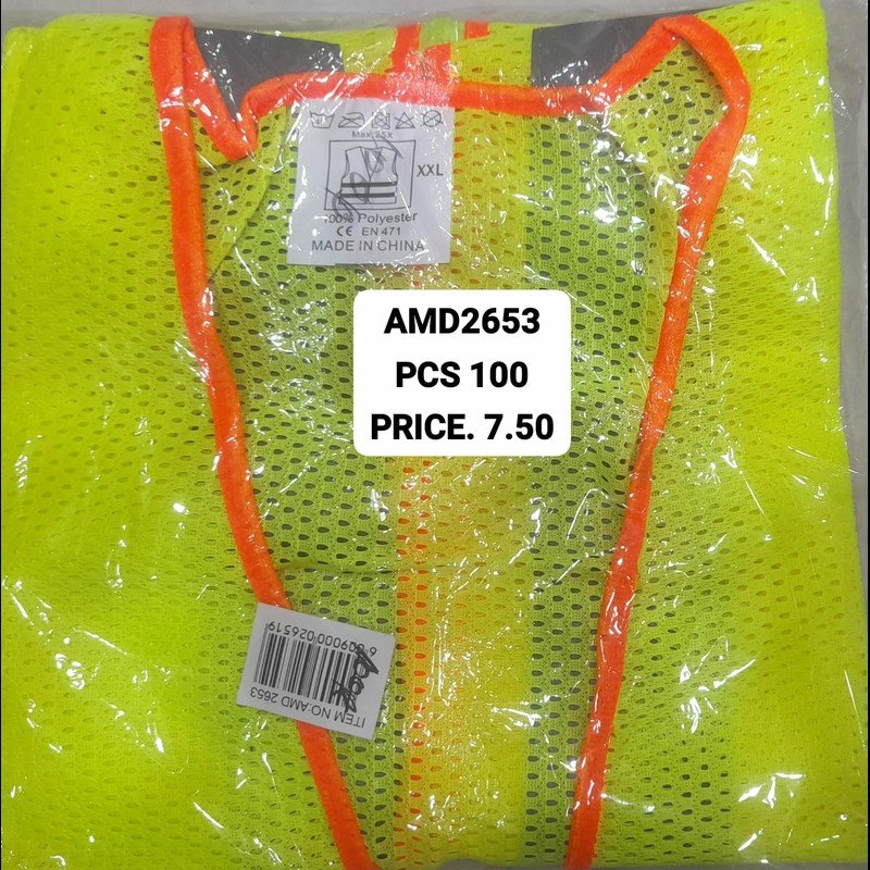 Safety Vest (100 PCS) wholesale Dubai