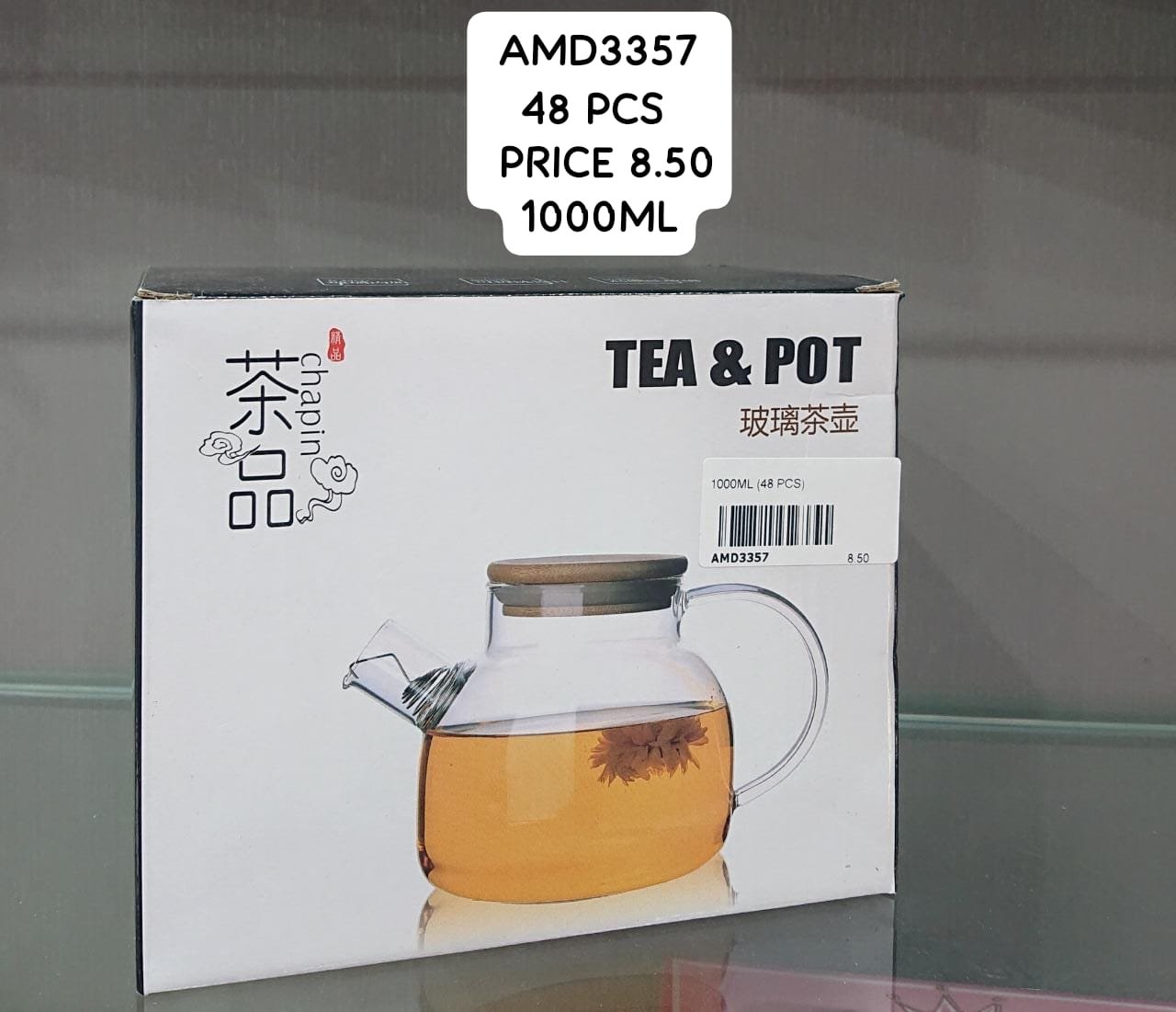 Tea & Pot 1000 ML (48 PCS) wholesale Dubai