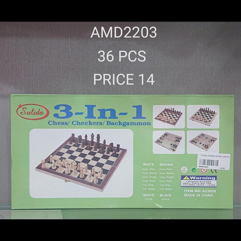 Wdn Chess A33028 (36 PCS) wholesale Dubai