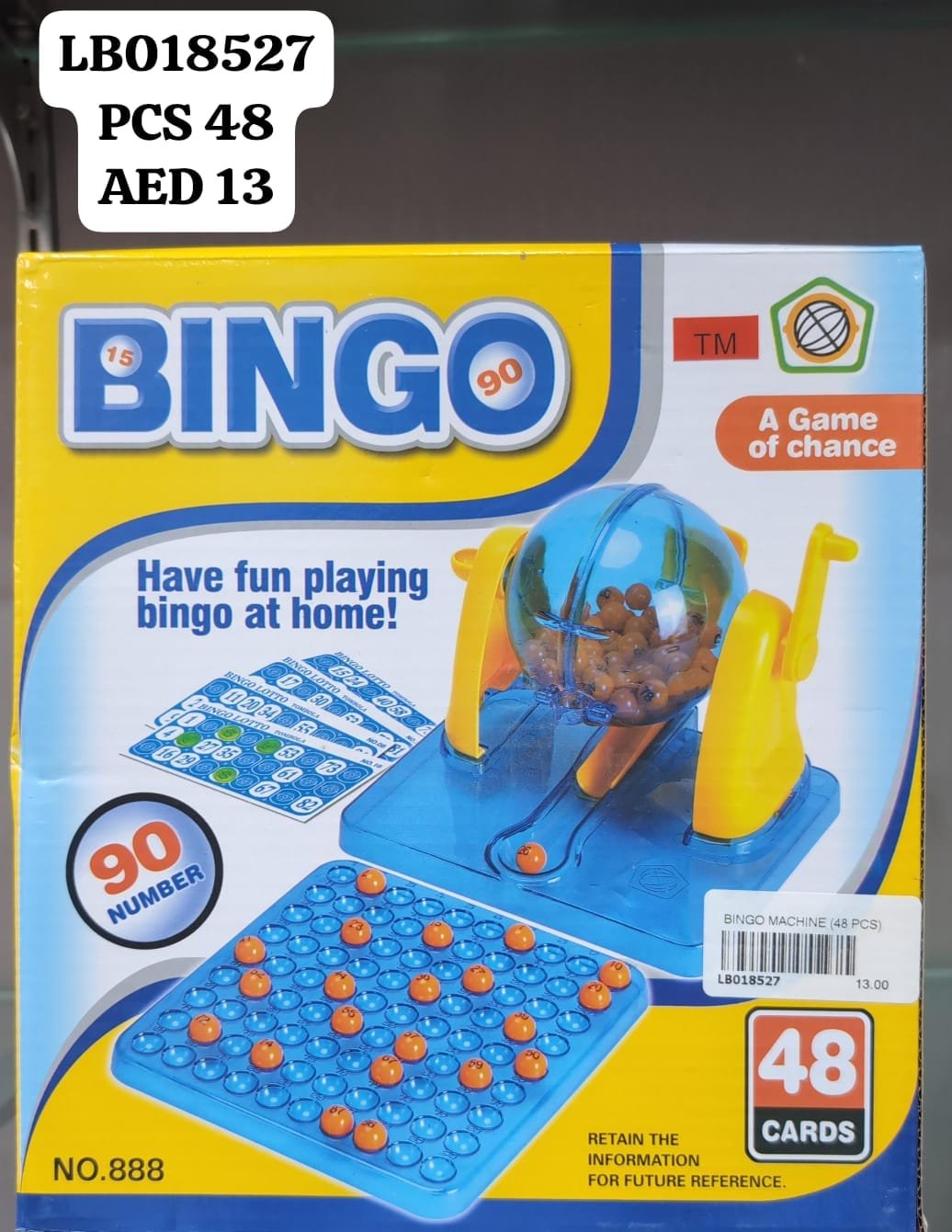 Bingo Machine (48 PCS) wholesale Dubai