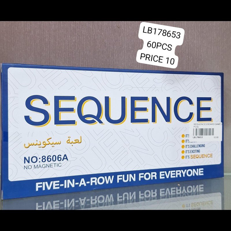 Sequences Board Game (60 PCS) wholesale Dubai