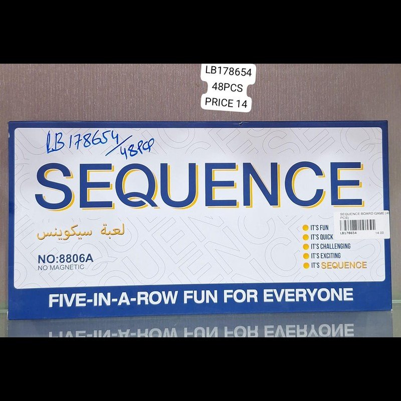 Sequence Board Game (48 PCS) wholesale Dubai