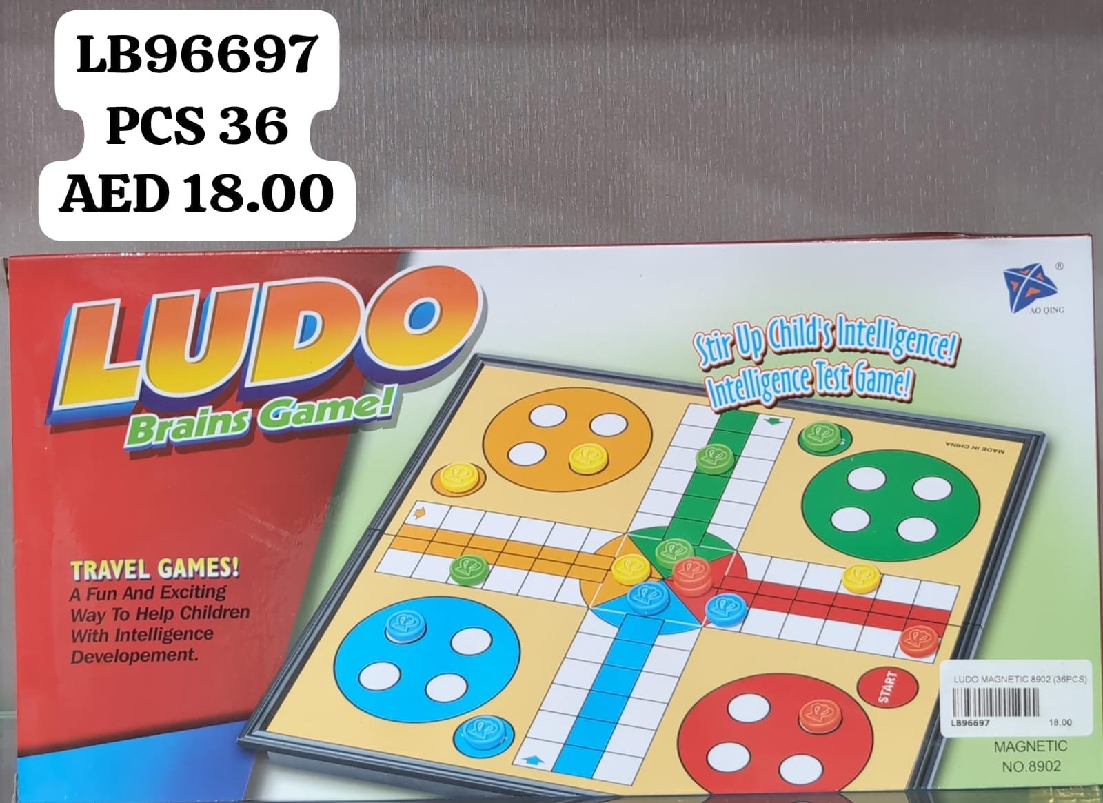 Ludo Magnetic 8902 (36 PCS) wholesale Dubai
