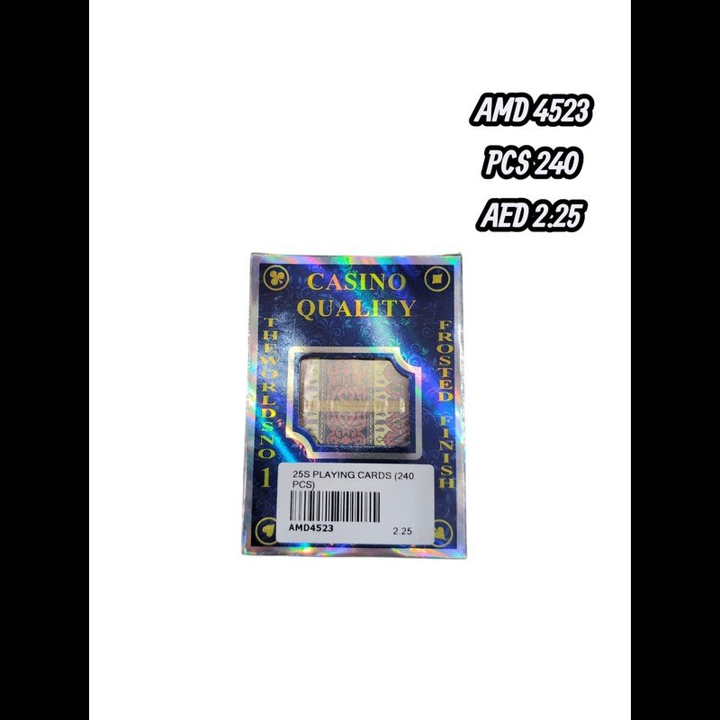 25s Playing Cards (240 PCS) wholesale Dubai