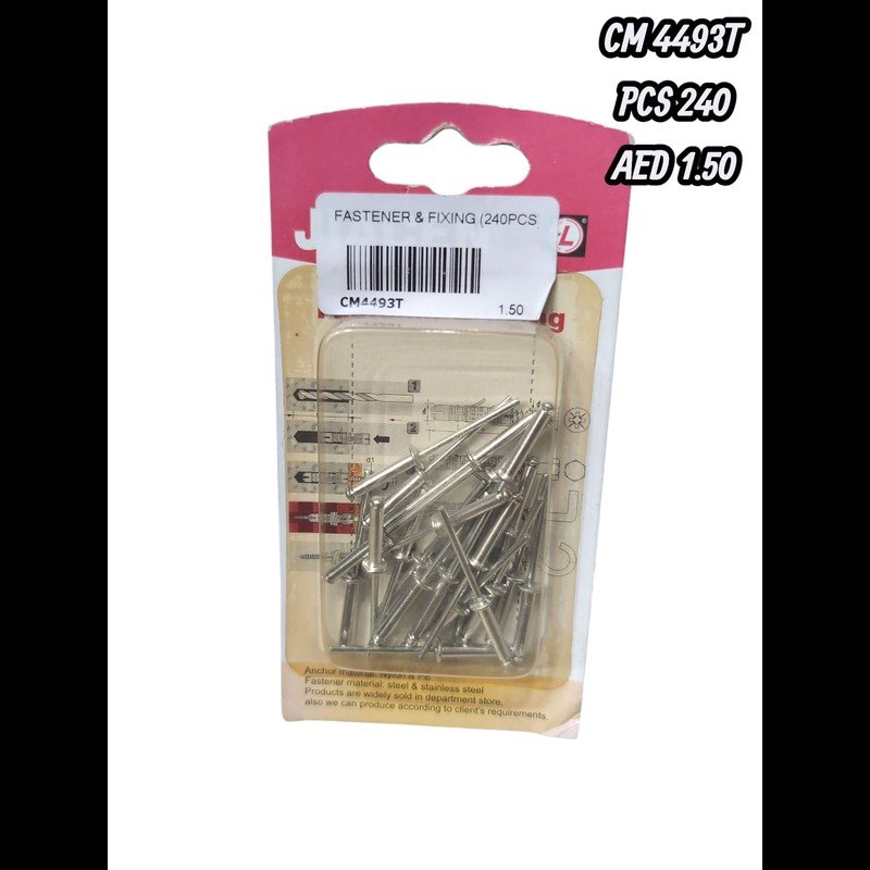 Fastener & Fixing (240 PCS) wholesale Dubai