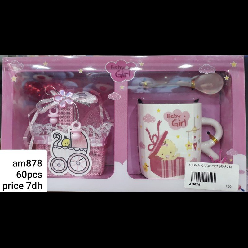 Ceramic Cup Set (60 PCS) wholesale Dubai