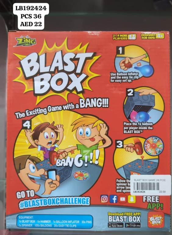 Blast Box Game (36 PCS) wholesale Dubai