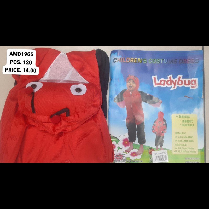 Ladybug S,m,l (120 PCS) wholesale Dubai