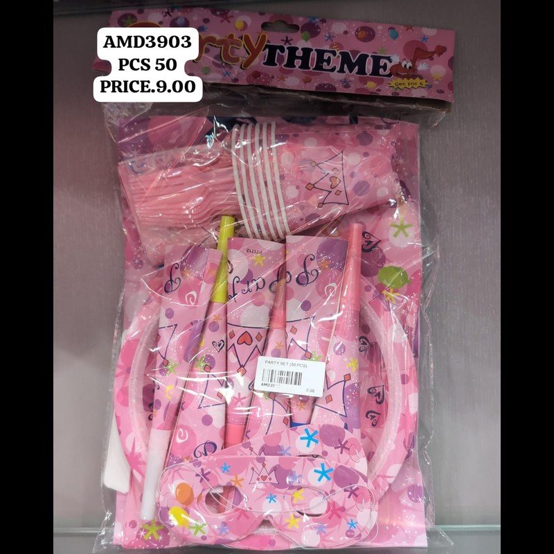 Party Set 2 Col (50 PCS) wholesale Dubai