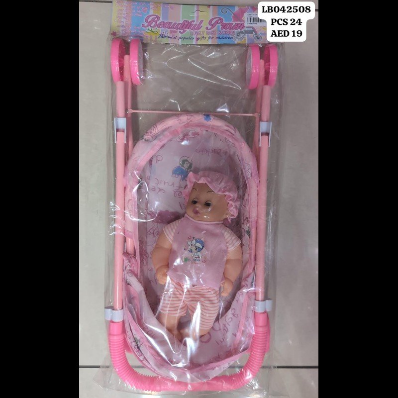 Baby Car With Doll (24 PCS) wholesale Dubai