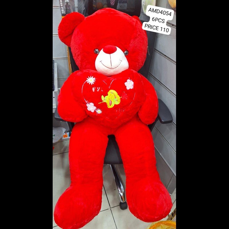 120 CM Red Bear (6 PCS) wholesale Dubai