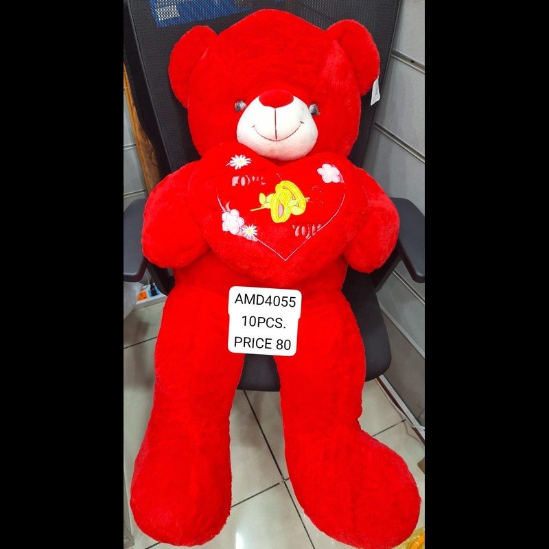 100 CM Red Bear (10 PCS) wholesale Dubai