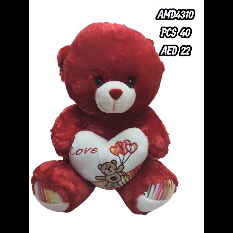 40 CM Red Bear(40 PCS) wholesale Dubai
