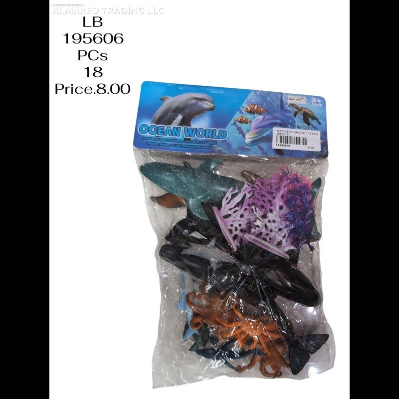 Marine Animal Set 18 PCS (84 PCS) wholesale Dubai