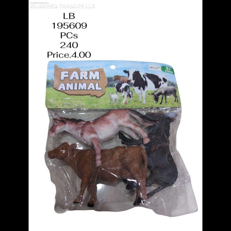 Farm Animal Set 3 PCS (240 PCS) wholesale Dubai
