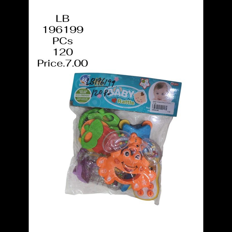 Baby Gum-Ring 9 PCS (120 PCS) wholesale Dubai
