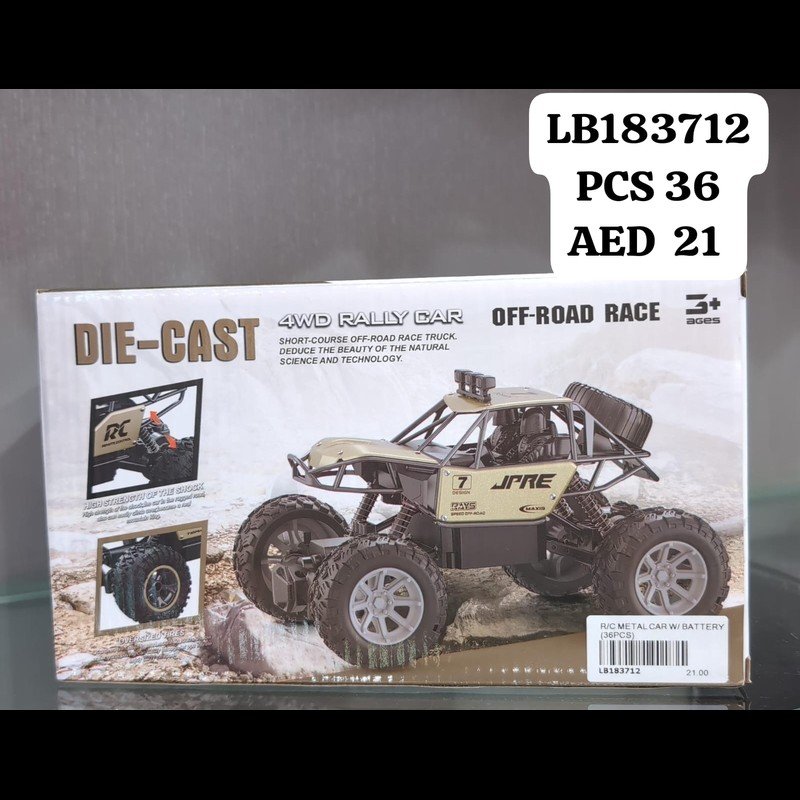 R/C Metal Car W/ Battery (36 PCS) wholesale Dubai