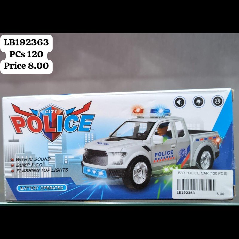 B/O Police Car (120 PCS) wholesale Dubai