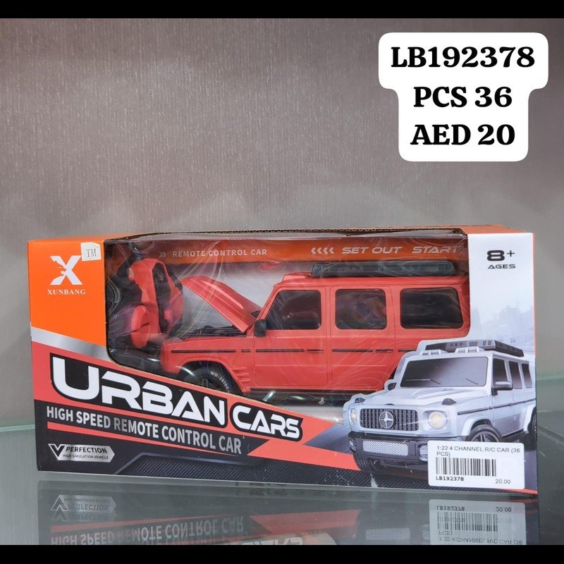 1:22 4 Channel R/C Car (36 PCS) wholesale Dubai