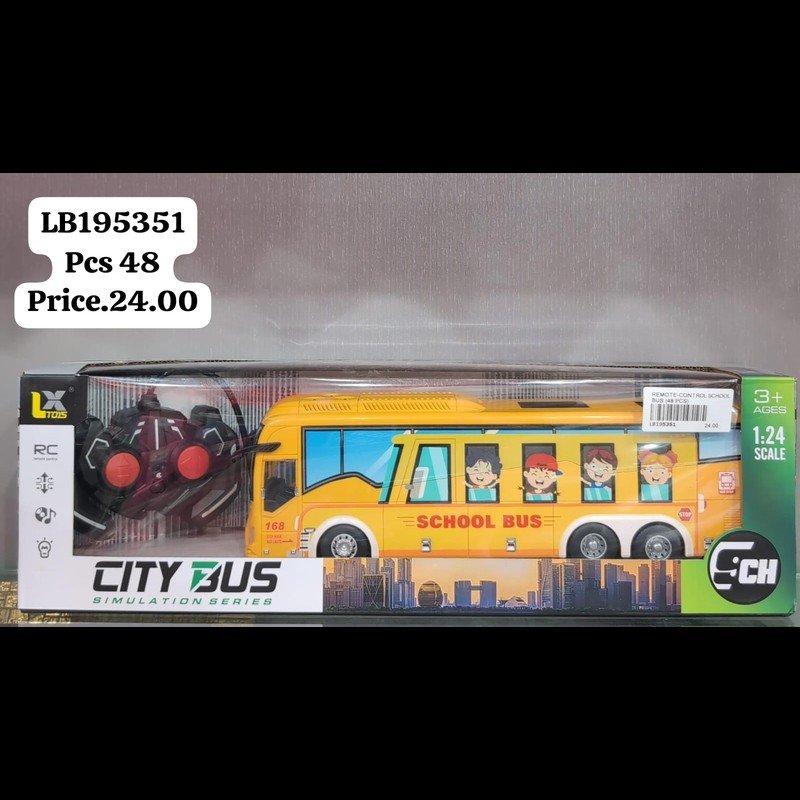 Remote-Control School Bus (48 PCS) wholesale Dubai