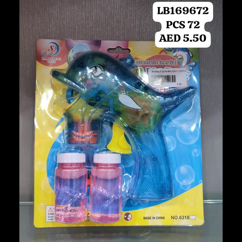 Bubble Gun W/Light (72 PCS) wholesale Dubai