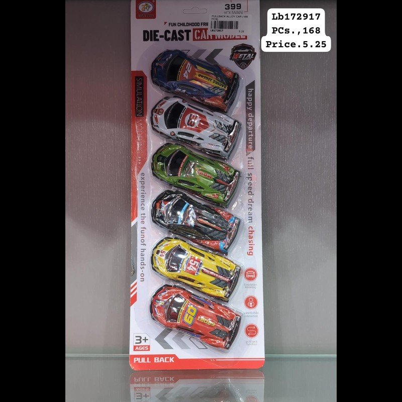 Pullback Alloy Car (168 PCS) wholesale Dubai