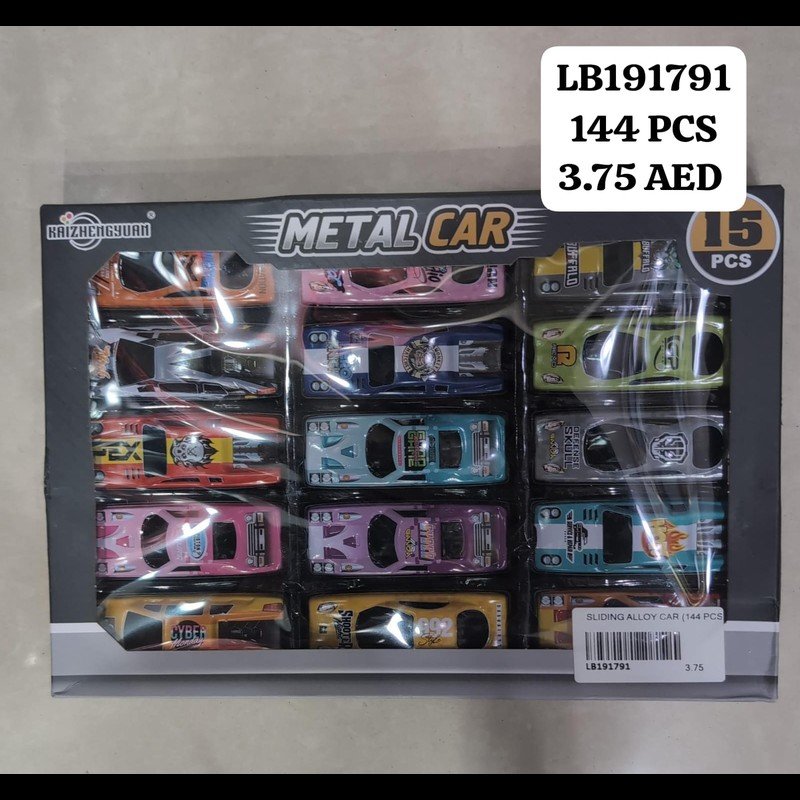 Sliding Alloy Car (144 PCS) wholesale Dubai