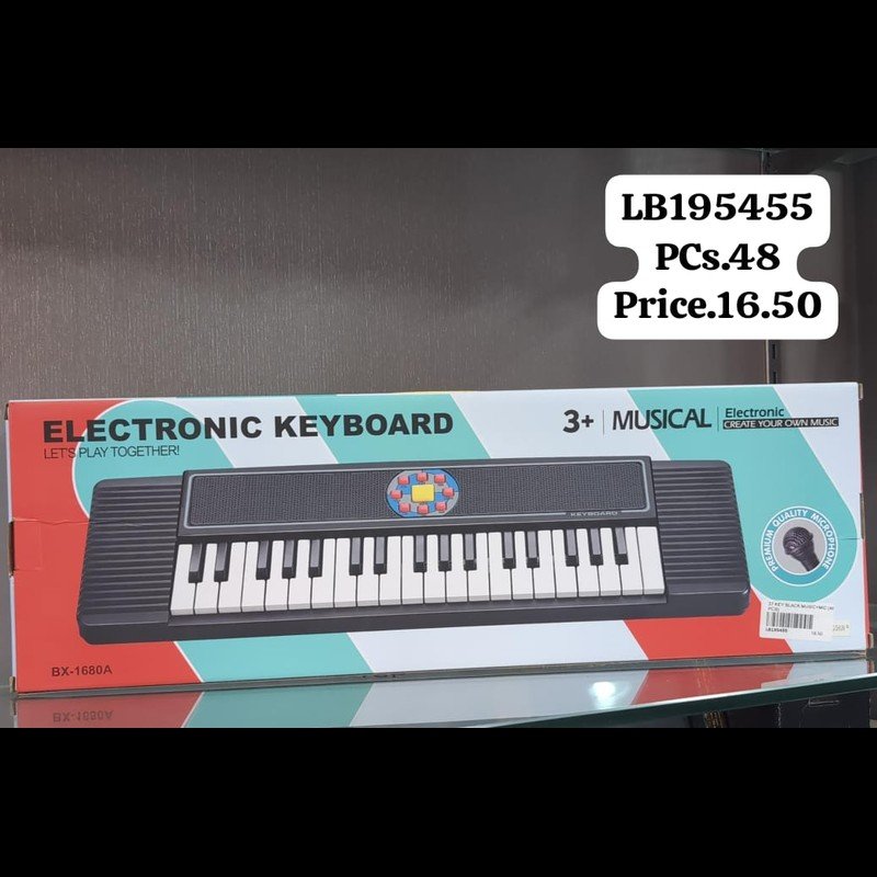 37 Key Black Music+mic (48 PCS) wholesale Dubai