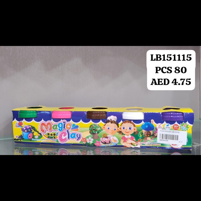 Fun Dough (80 PCS) wholesale Dubai