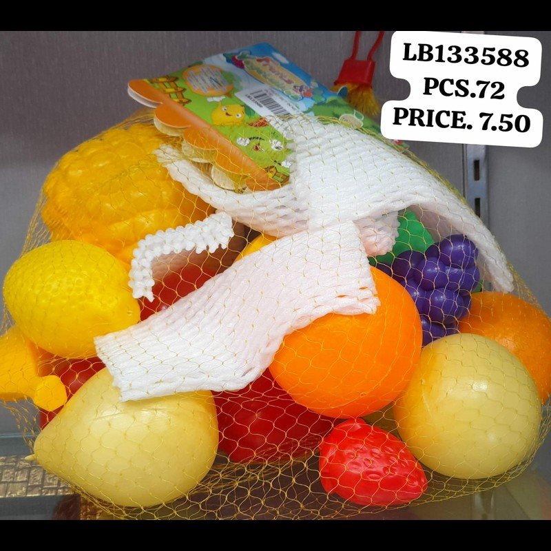 Fruit Set In Net 8833 (72 PCS) wholesale Dubai