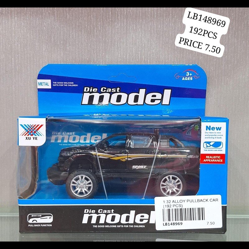 1:32 Alloy Pullback Car (192 PCS) wholesale Dubai