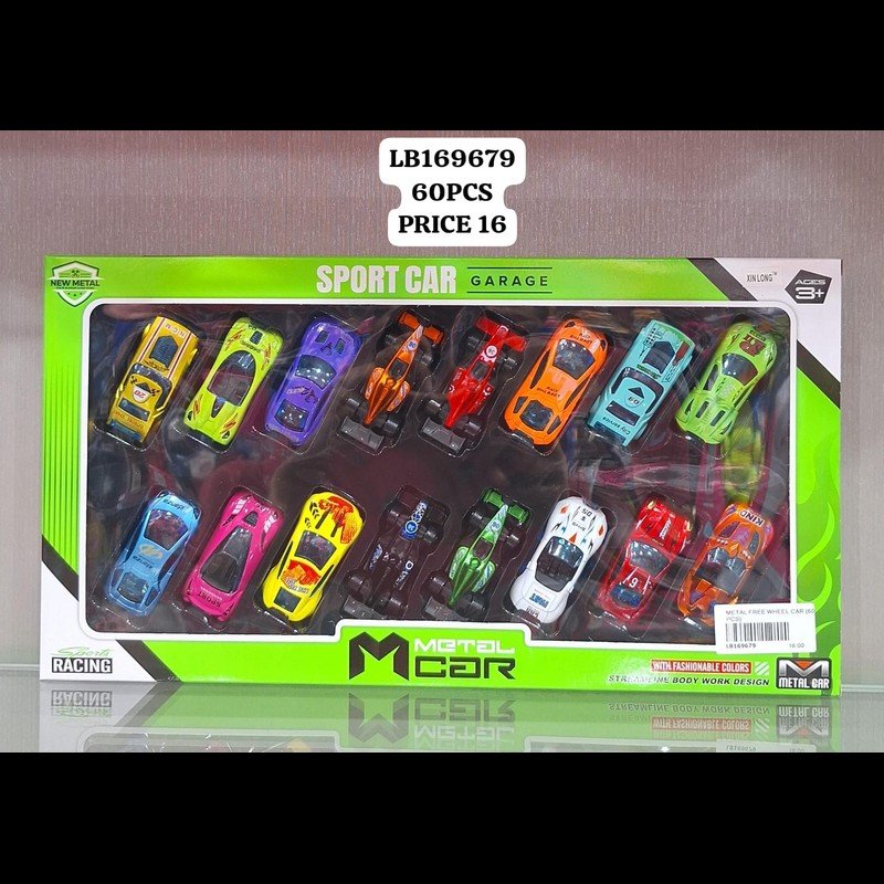 Metal Free Wheel Car (60 PCS) wholesale Dubai
