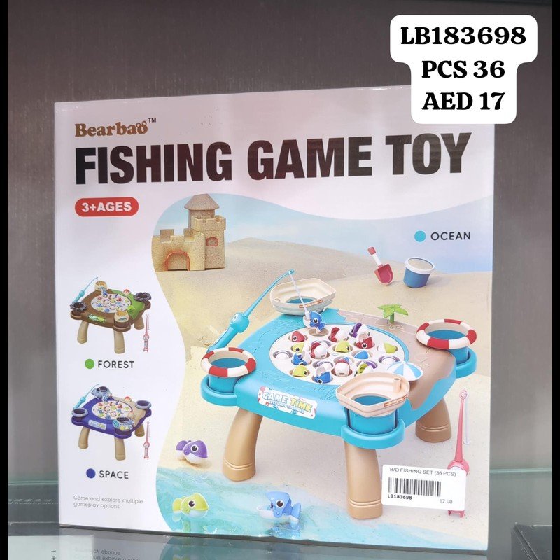 B/O Fishing Set (36 PCS) wholesale Dubai