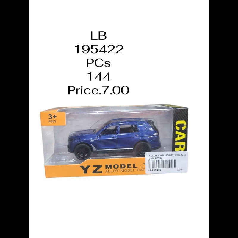 Alloy Car Model Col Mix (144 PCS) wholesale Dubai