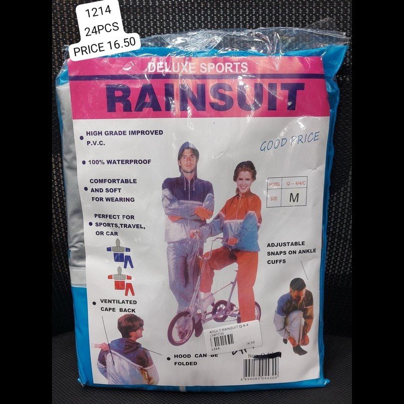 Adult Rainsuit Q-4-4 (24 PCS) wholesale