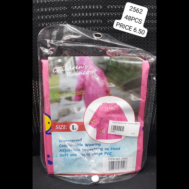 Kids Raincoat Duck (48 PCS) wholesale