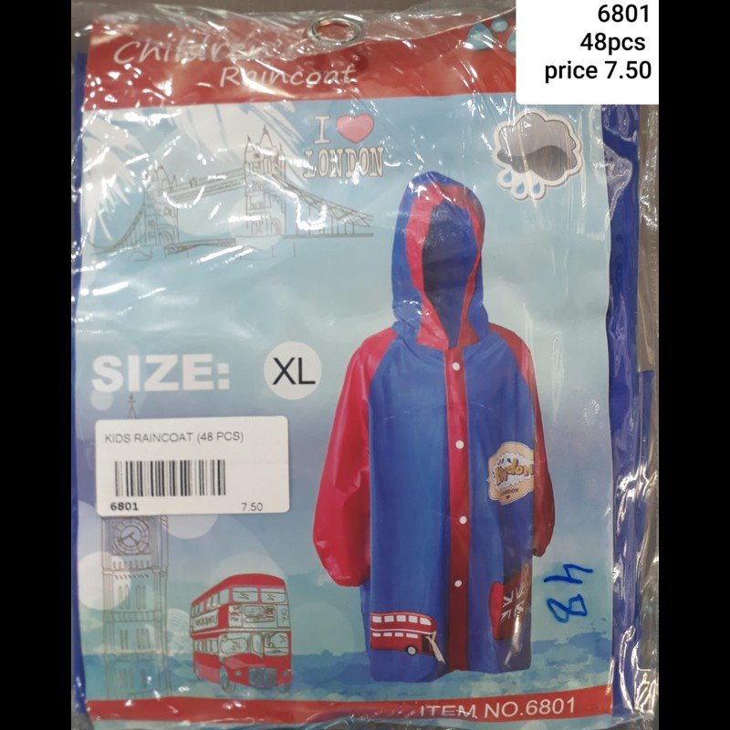 Kids Rain Coat (48 PCS) wholesale
