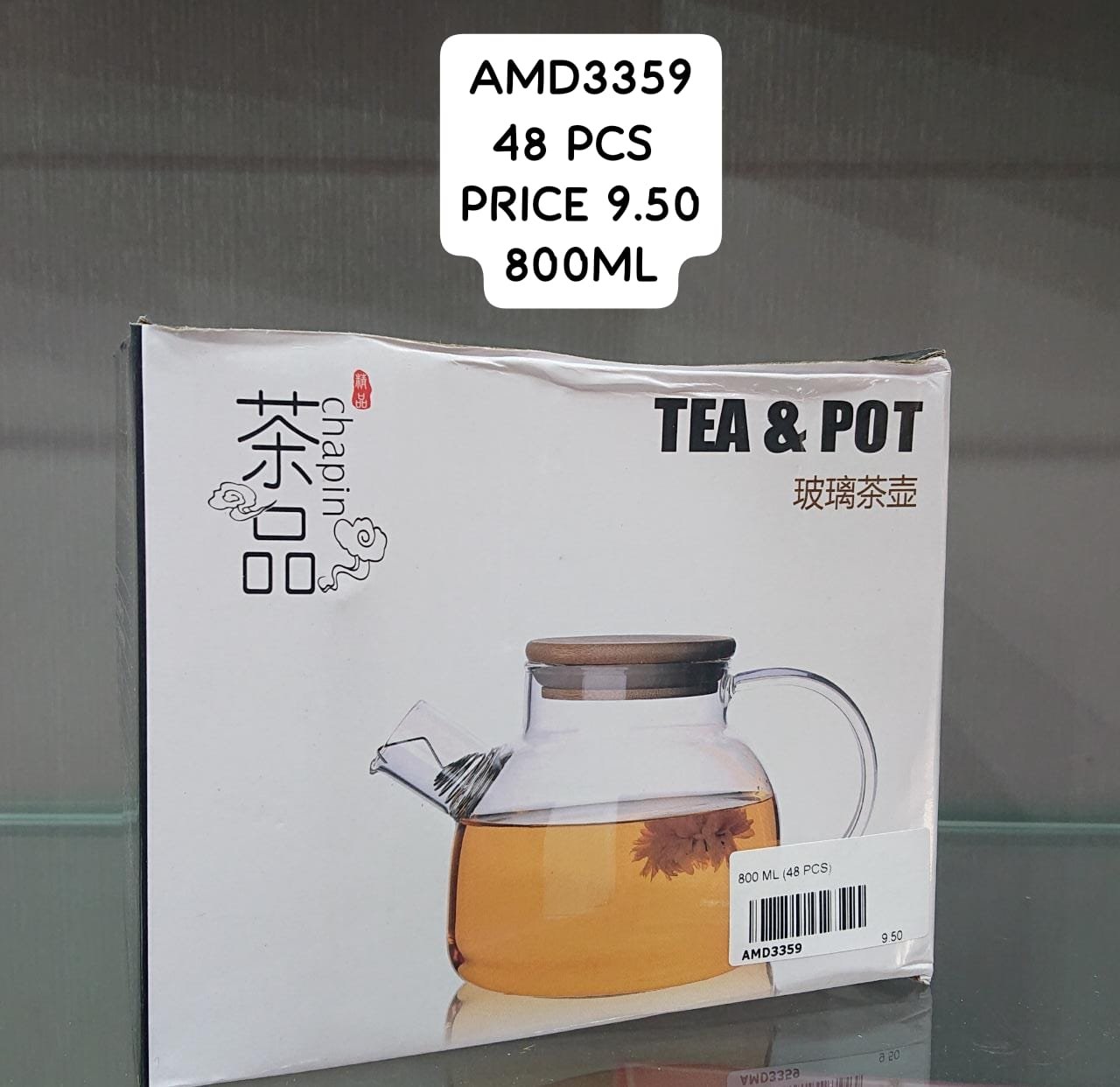 Tea Pot 800 ML (48 PCS) wholesale