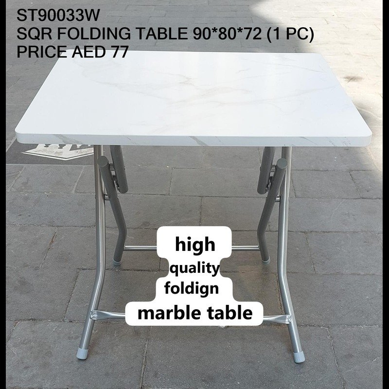Sqr Folding Table 90*80*72 (1 PC) wholesale