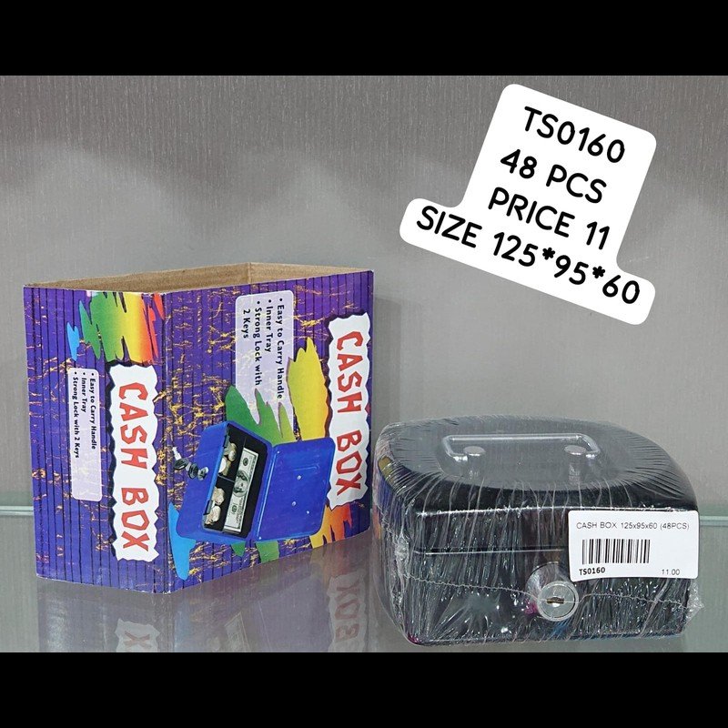 Cash Box 125x95x60 (48 PCS) wholesale