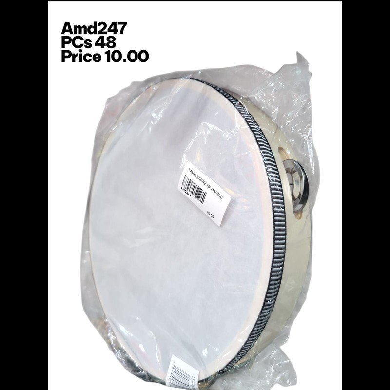 Tambourine 10" (48 PCS) wholesale