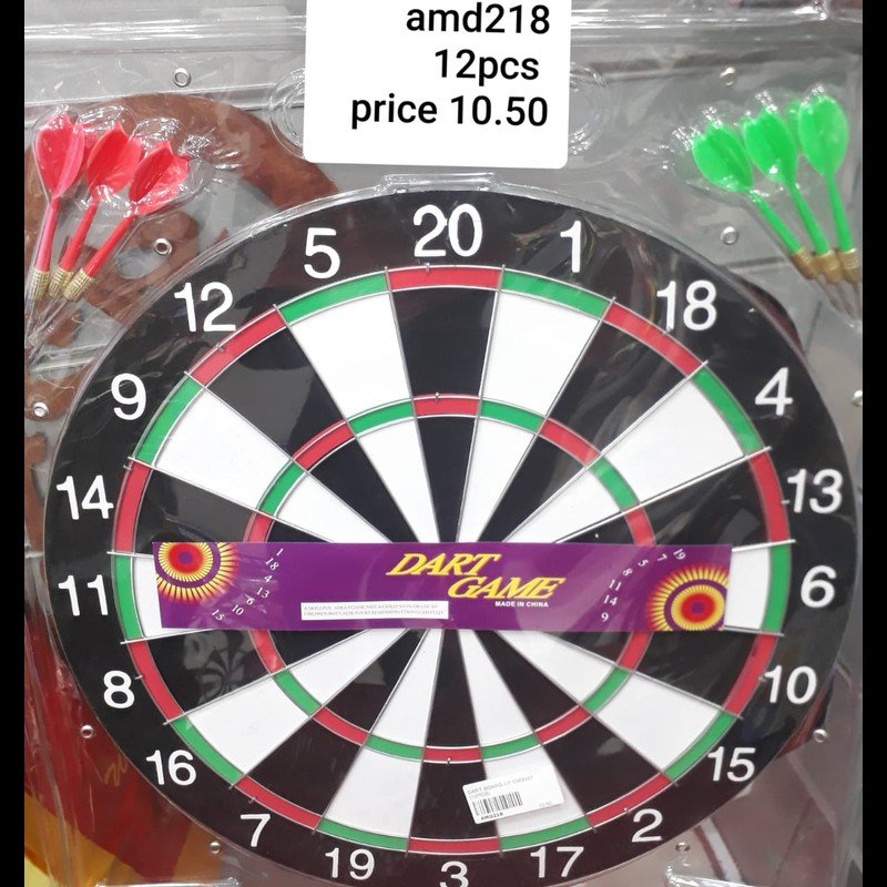 Dart Board 17\" (24 PCS) wholesale Dubai